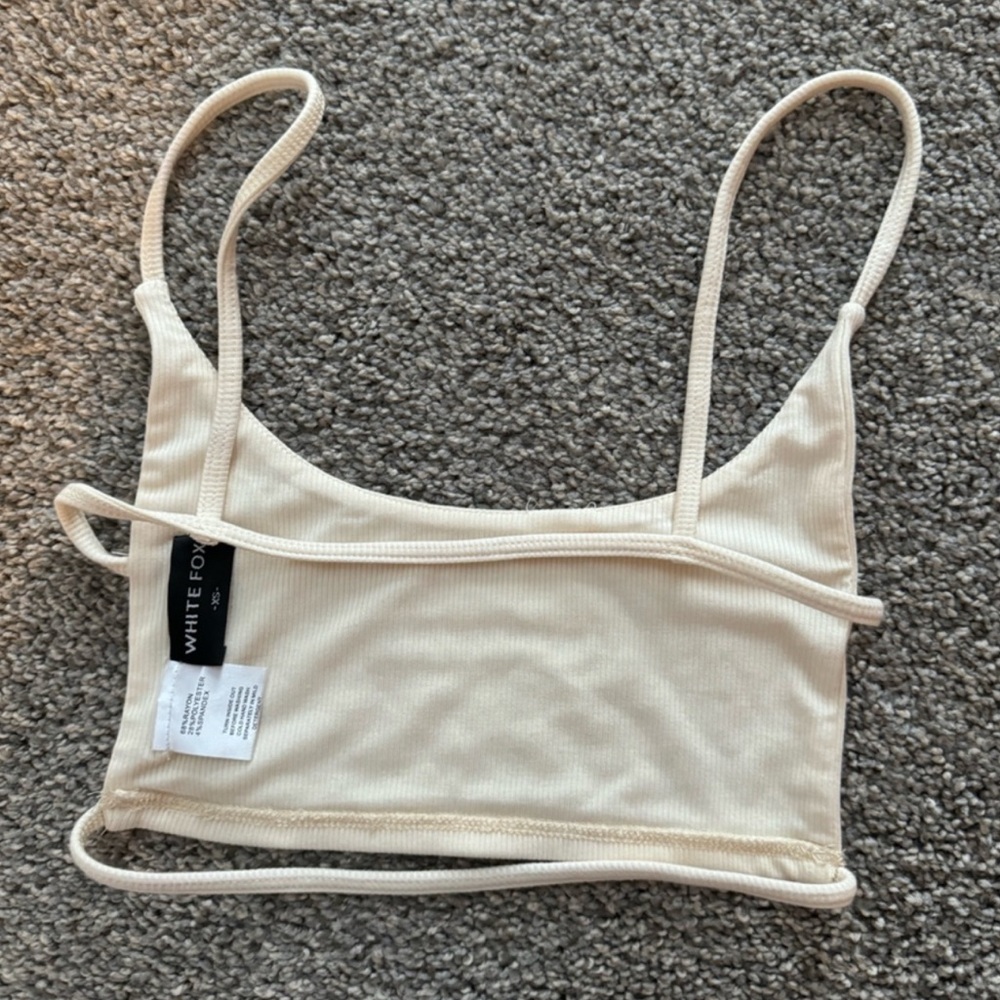 White fox crop top - Picture 2 of 2